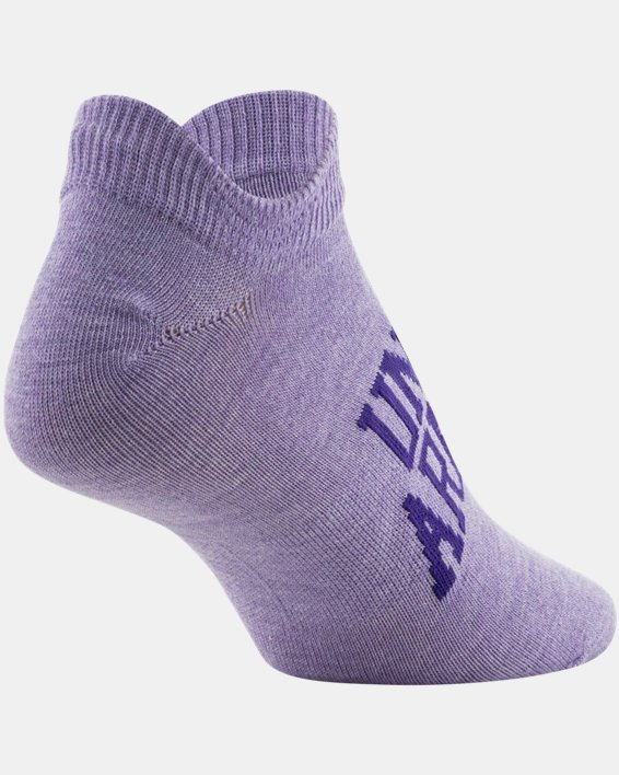 Women's UA Essential No Show – 6-Pack Socks, Gray, pdpMainDesktop image number 12